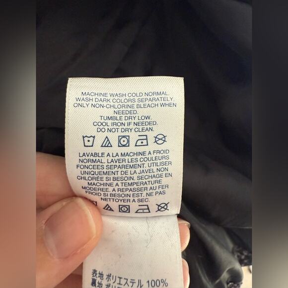 Lands End Down Filled Puffer Jacket Coat Womens SZ XL Full Zip Outerwear Warm - Picture 5 of 8